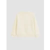LCW Kids Ekru Fiyonklu Kız Çocuk Kalın Sweatshirt