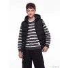 LCW Kids Siyah Kapüşonlu Erkek Çocuk Şişme Yelek