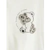 LCW baby Ekru Baskılı Kız Bebek Takım
