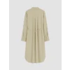 LCW EVERYDAY Haki Oversize Modal Karışımlı Kadın Gömlek Tunik
