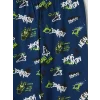 LCW Kids Ekru New York Baskılı Erkek Çocuk Pijama Takım
