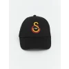 LCW ACCESSORIES Siyah Galatasaray Nakışlı Erkek Çocuk Kep Şapka