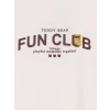LCW Kids Beyaz Teddy Bear Baskılı Kız Çocuk Tişört