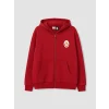 LCW Kids Kırmızı Kapüşonlu Galatasaray Baskılı Erkek Çocuk Sweatshirt