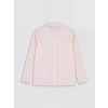 LCW Kids Pembe Gömlek Yaka Kız Çocuk Pijama Takım