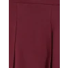 LCW Kids Bordo Polo Yaka Nakışlı Kız Çocuk Takım