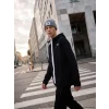 LCW Kids Siyah Kapüşonlu Baskılı Erkek Çocuk Fermuarlı Sweatshirt