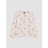 LCW Kids Ekru Bisiklet Yaka Kız Çocuk Pijama Takım
