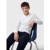 LCW Kids Beyaz Polo Yaka Erkek Çocuk Pike Tişört