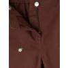 LCW Kids Kahverengi Kız Çocuk Gabardin Pantolon