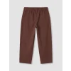 LCW Kids Kahverengi Kız Çocuk Gabardin Pantolon