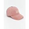 LCW ACCESSORIES Pembe Yazı Nakışlı Kadın Kep Şapka