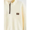 LCW Kids Bej Dik Yaka Erkek Çocuk Polar Sweatshirt
