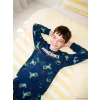 LCW Kids Lacivert Minecraft Baskılı Erkek Çocuk Pijama Takım