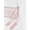 LCW ACCESSORIES Pembe Fular Aksesuarlı Deri Görünümlü Kadın Omuz Çantası