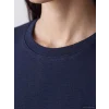 LCW EVERYDAY Lacivert Bisiklet Yaka Soft Touch Kadın Tişört