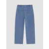 LCW Kids İndigo Straight Fit Nakışlı Kız Çocuk Jean Pantolon