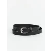 LCW ACCESSORIES Siyah Suni Deri Kadın Kemer