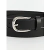 LCW ACCESSORIES Siyah Suni Deri Kadın Kemer