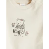 LCW baby Ekru Çiçekli Kız Bebek Takım