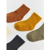 LCW baby Kahverengi Erkek Bebek Soket Çorap 5li