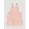 LCW baby Pembe Kız Bebek Kadife Salopet Takım