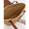 LCW ACCESSORIES Kahverengi Kadın Hasır Omuz Çantası