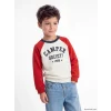 LCW Kids Bej Bisiklet Yaka Renk Bloğu Erkek Çocuk Kalın Sweatshirt