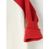LCW Kids Bej Bisiklet Yaka Renk Bloğu Erkek Çocuk Kalın Sweatshirt