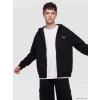 LCW Kids Siyah Kalın Erkek Çocuk Fermuarlı Sweatshirt