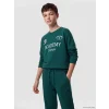 LCW Kids Yeşil Baskılı Erkek Çocuk Eşofman Takımı