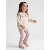 LCW baby Ekru Çiçekli Kız Bebek Takım