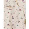 LCW baby Ekru Çiçekli Kız Bebek Takım