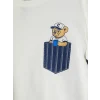 LCW Kids Ekru Bisiklet Yaka Erkek Çocuk Pijama Takımı