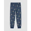 LCW Kids Ekru Bisiklet Yaka Erkek Çocuk Pijama Takımı