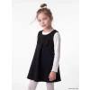 LCW Kids Siyah Fiyonklu Kız Çocuk Elbise Takımı