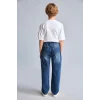 Defacto H8871A8NM35 DENIM %100 Pamuk Balloon Fıt Jean Mavi Pantolon Erkek Çocuk