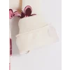 LCW Kids Bordo Bisiklet Yaka Baskılı Kız Çocuk Takım