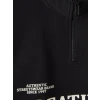 LCW Kids Siyah Dik Yaka Baskılı Erkek Çocuk Kalın Sweatshirt