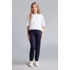 Defacto X9036A6NV241 Lacivert Esnek Belli Cepli Jogger Eşofman Altı Kız Çocuk
