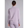 Defacto H4537AXPR522 Mor Ultra Yumuşak Standart Fit Yarım Fermuarlı Biyeli Dik Yaka Modal Sporcu Basic Sweatshirt