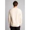Defacto E8339AXER37 Ekru Pamuklu Regular Fit Basic Sweatshirt