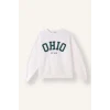 Defacto I7510AXWT32 Beyaz Oversize Bisiklet Yaka Baskılı Sweatshirt