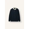 Defacto E6523AXNV146 Lacivert Boxy Fıt Polo Yaka Sweatshirt