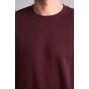 Defacto E8339AXBR464 Bordo Pamuklu Regular Fit Basic Sweatshirt