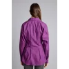 Defacto G8610AXPR201 Mor %100 Pamuk Fıtted Poplin Gömlek