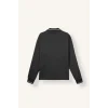 Defacto H4884AXAR216 Antrasit Boxy Fıt Polo Yaka Baskılı Sweatshirt
