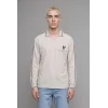 Defacto H1527AXGR369 Gri Vıkıngs Valhalla Boxy Fıt Baskılı Sweatshırt