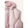 Defacto G9334A5PN38 Pembe Su İtici Kapüşonlu Açık Pembe Şişme Yelek Kız Bebek