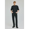 Defacto I6062AXNM40 Siyah Straight Fıt Normal Bel Boru Paça Jean Pantolon